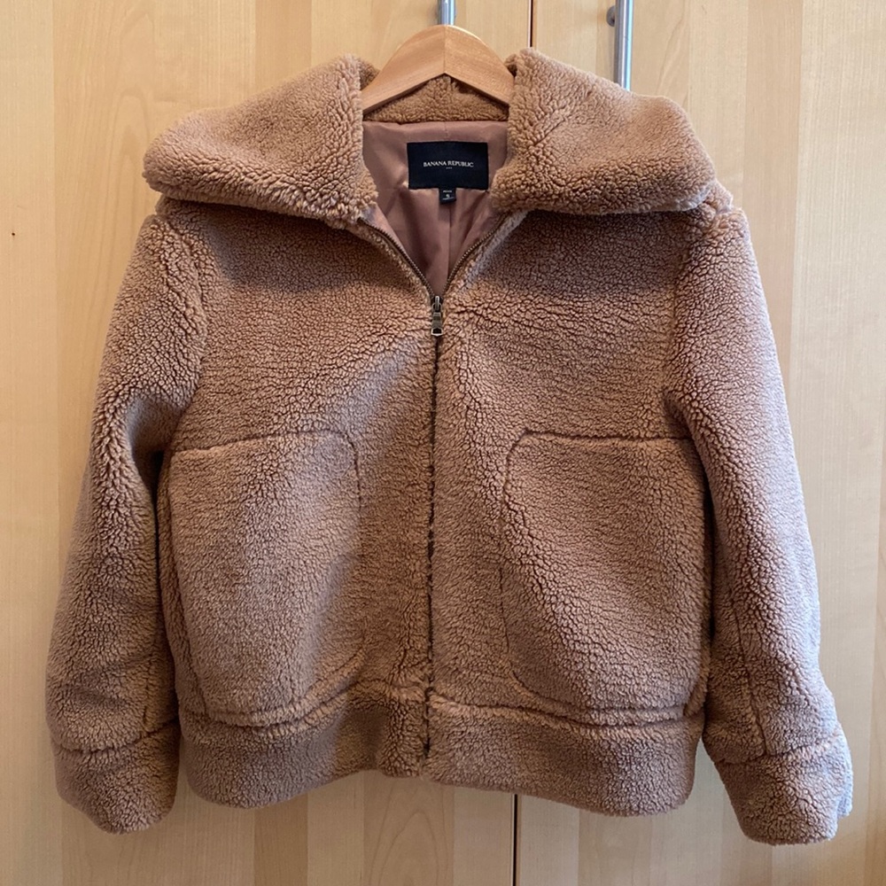 Banana Republic Teddy Bomber.